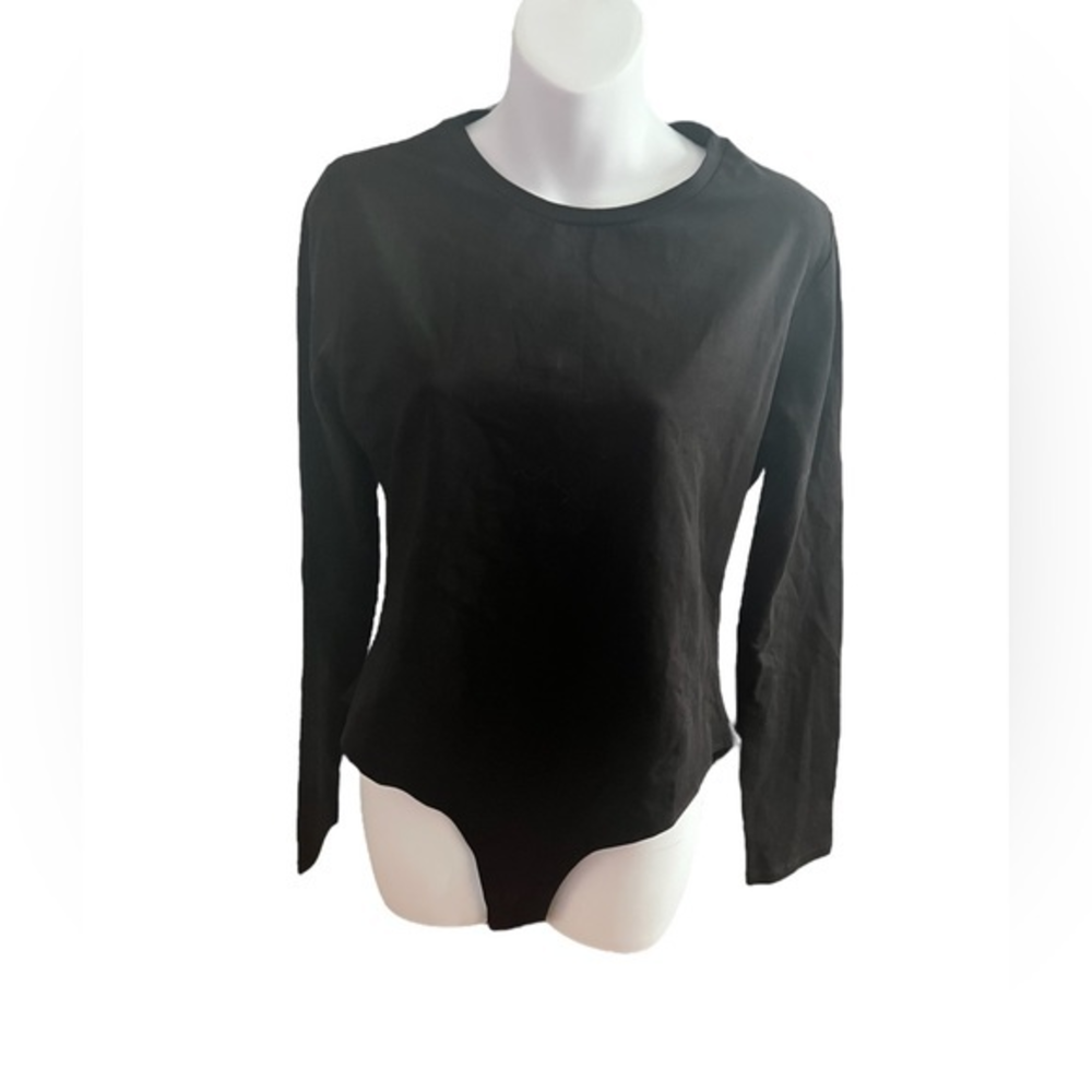MangoPop Black Long Sleeve Body Suit NWT XL